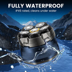 6D Waterproof Head Shaver Kit for Bald Men