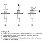 Mechanical Shutter Release Cable with Bulb-Lock