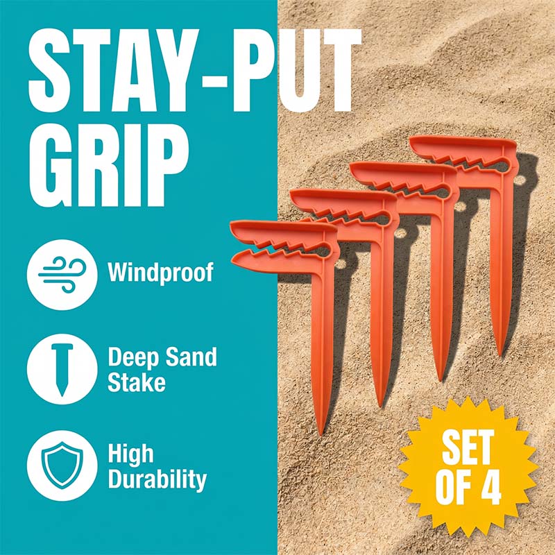 Windproof Beach Towel Clip Pegs for Sand and Grass