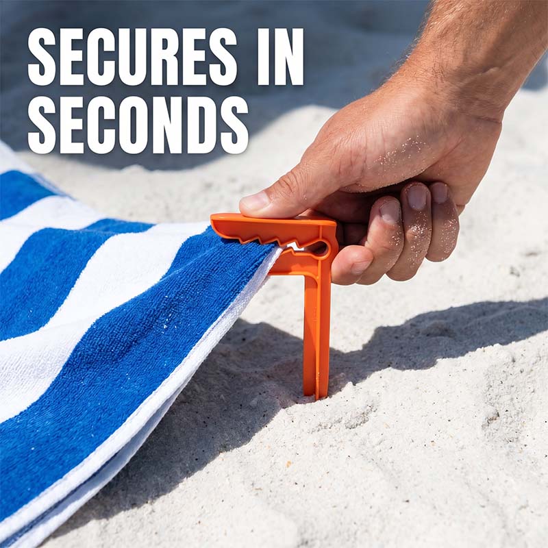 Windproof Beach Towel Clip Pegs for Sand and Grass