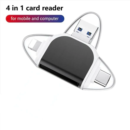 Multi-Port 4 i 1 Universal Kortlæser
