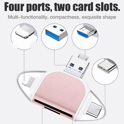 Multi-Port 4 i 1 Universal Kortlæser