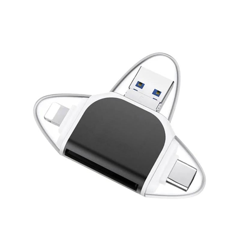 Multi-Port 4 i 1 Universal Kortlæser