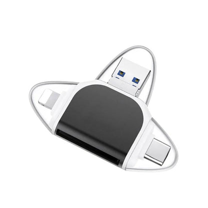 Multi-Port 4 i 1 Universal Kortlæser