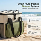 Large Capacity Insulated Cooler Bag for Picnics & Outdoors