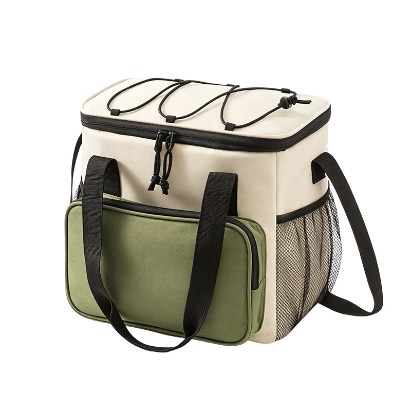 Large Capacity Insulated Cooler Bag for Picnics & Outdoors