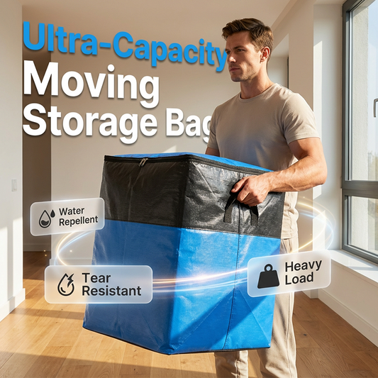 🔥LAST DAY SALE ONLY ￡8.99!!🔥StorMax™🇬🇧180L Waterproof Moving Storage Bags🏆Heavy-Duty • Extra-Large • Reusable ✅️