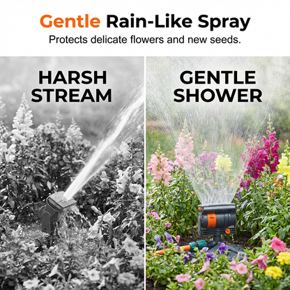 Wide-Coverage Automatic Rotating Garden Sprinkler