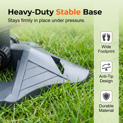 Wide-Coverage Automatic Rotating Garden Sprinkler