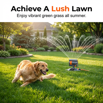 Wide-Coverage Automatic Rotating Garden Sprinkler