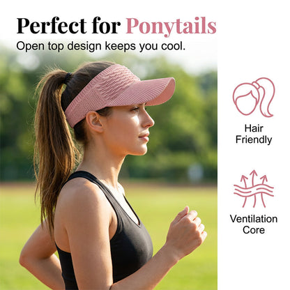 💥Limited-time discount!Only 3 days left!💥Women's Breathable Knit Sun Visor Hat