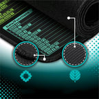 Stain-Resistant Anti-Slip Shortcut Desk Pad for Office
