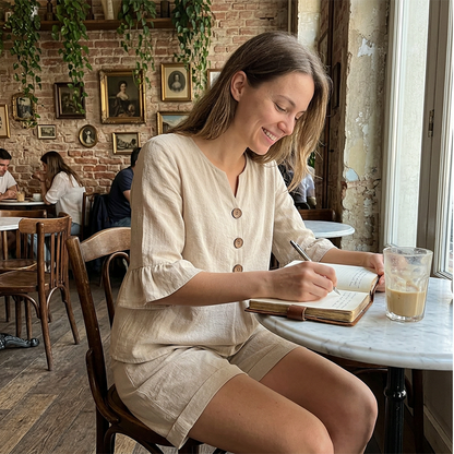 ♥Only 1 Day Left Of This Offer🔔Women's Casual Cotton Two-Piece Outfit