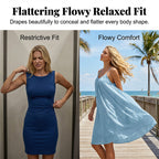 Sexy Backless Cami Dress with Adjustable Drawstring