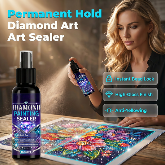💎🌟Diamond art sealer – locks beads, glossy finish, dries fast & lasts.