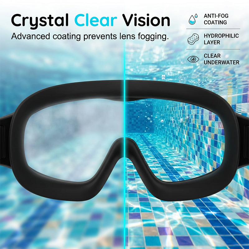 🎉LIMITED-TIME 50% OFF! 🔥Anti-Fog Kids Swimming Goggles with Earplugs & Nose Clip
