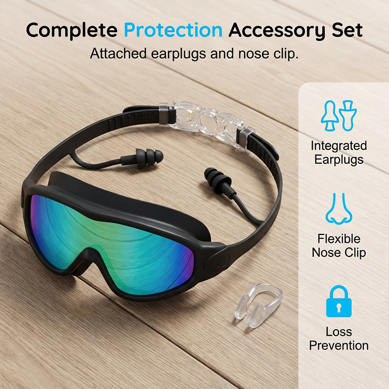 🎉LIMITED-TIME 50% OFF! 🔥Anti-Fog Kids Swimming Goggles with Earplugs & Nose Clip