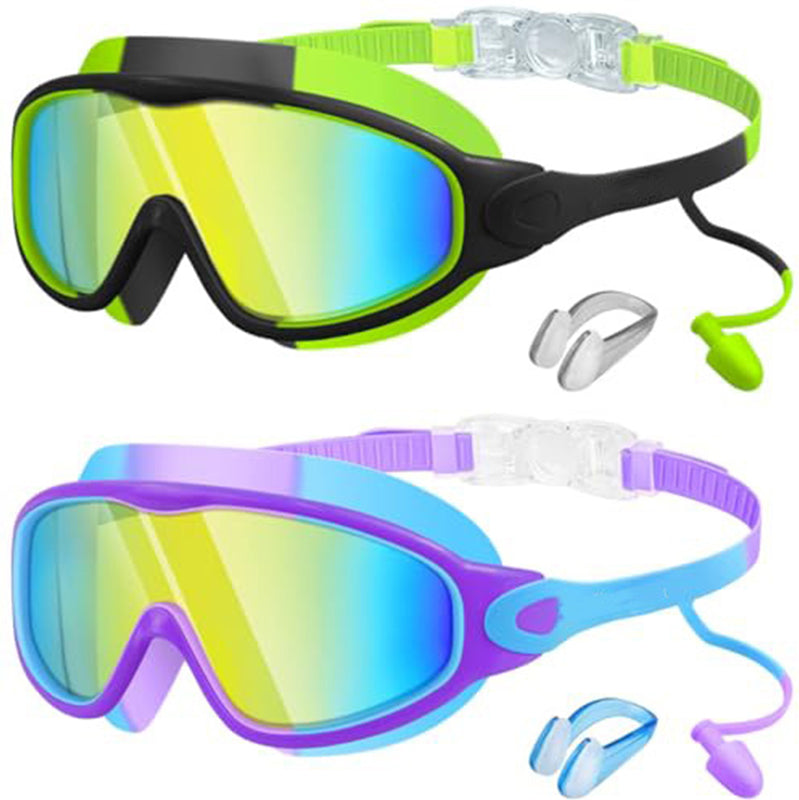🎉LIMITED-TIME 50% OFF! 🔥Anti-Fog Kids Swimming Goggles with Earplugs & Nose Clip