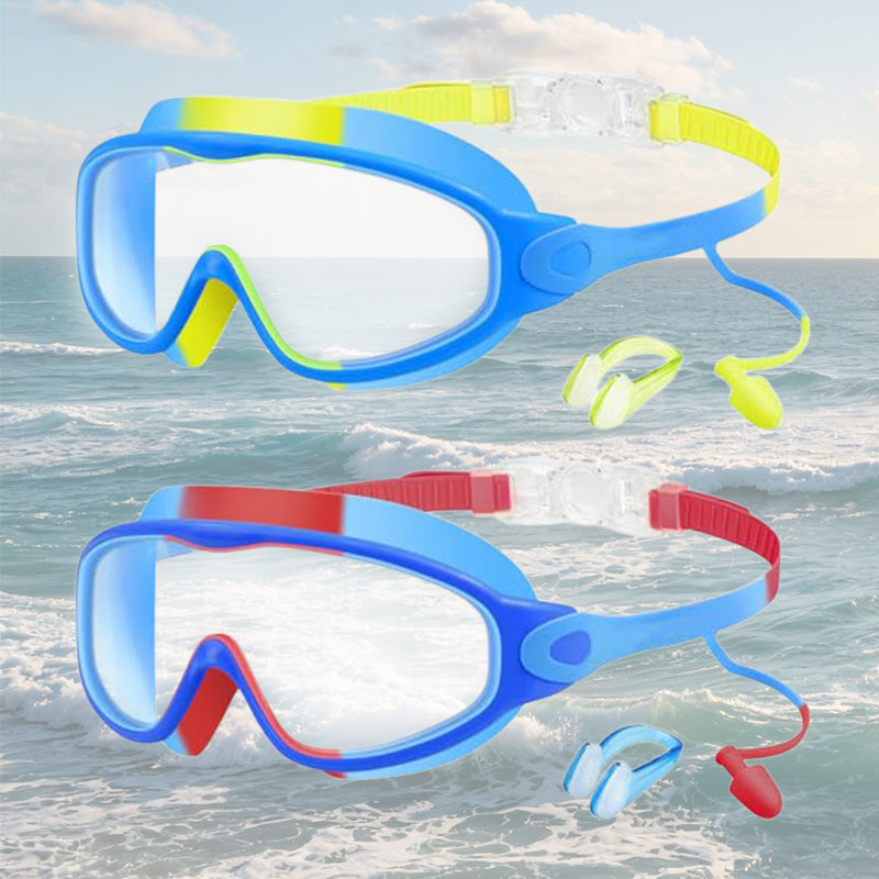 🎉LIMITED-TIME 50% OFF! 🔥Anti-Fog Kids Swimming Goggles with Earplugs & Nose Clip