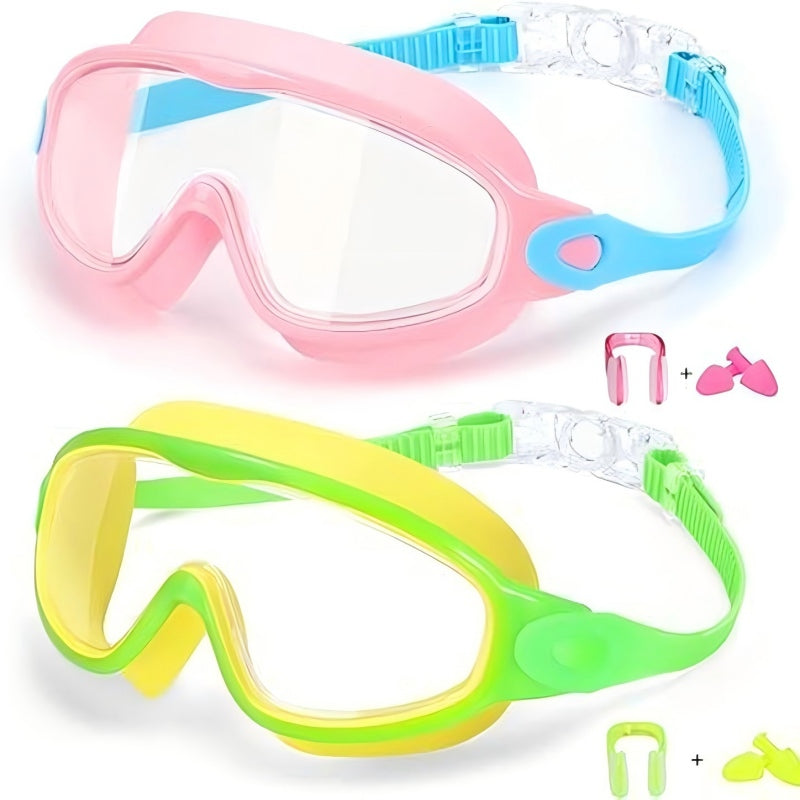 🎉LIMITED-TIME 50% OFF! 🔥Anti-Fog Kids Swimming Goggles with Earplugs & Nose Clip