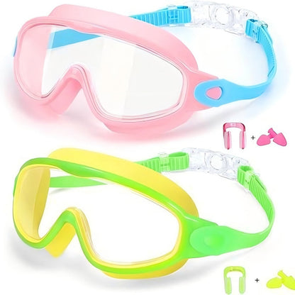 🎉LIMITED-TIME 50% OFF! 🔥Anti-Fog Kids Swimming Goggles with Earplugs & Nose Clip