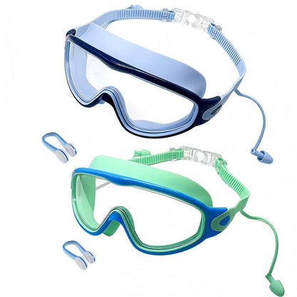 🎉LIMITED-TIME 50% OFF! 🔥Anti-Fog Kids Swimming Goggles with Earplugs & Nose Clip