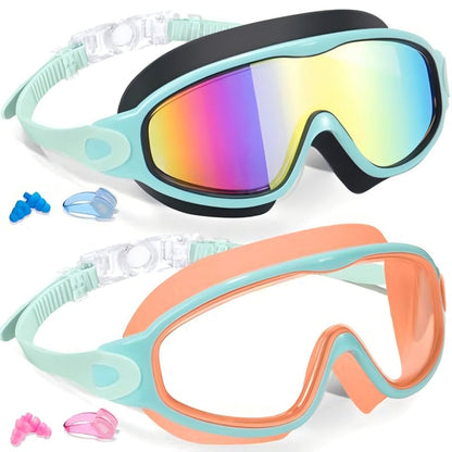 🎉LIMITED-TIME 50% OFF! 🔥Anti-Fog Kids Swimming Goggles with Earplugs & Nose Clip