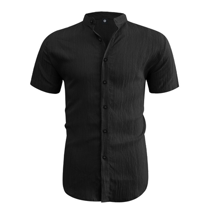 👔LIMITED-TIME 50% OFF! ✨Men's Summer Stand Collar Short Sleeve Shirt