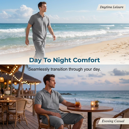 ⏰Last day sale 49% OFF🔥Men's Linen Shirt and Casual Pants Set