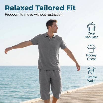 ⏰Last day sale 49% OFF🔥Men's Linen Shirt and Casual Pants Set
