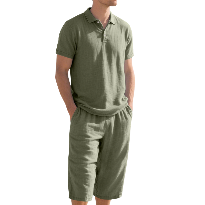 ⏰Last day sale 49% OFF🔥Men's Linen Shirt and Casual Pants Set
