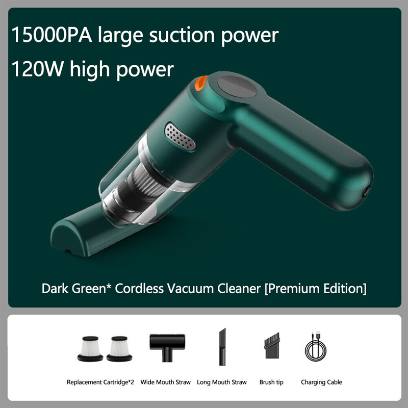🚗Surprise Price: Only £18.99!!🔥🔋High-Power Cordless Vacuum Cleaner Kit for Car💨