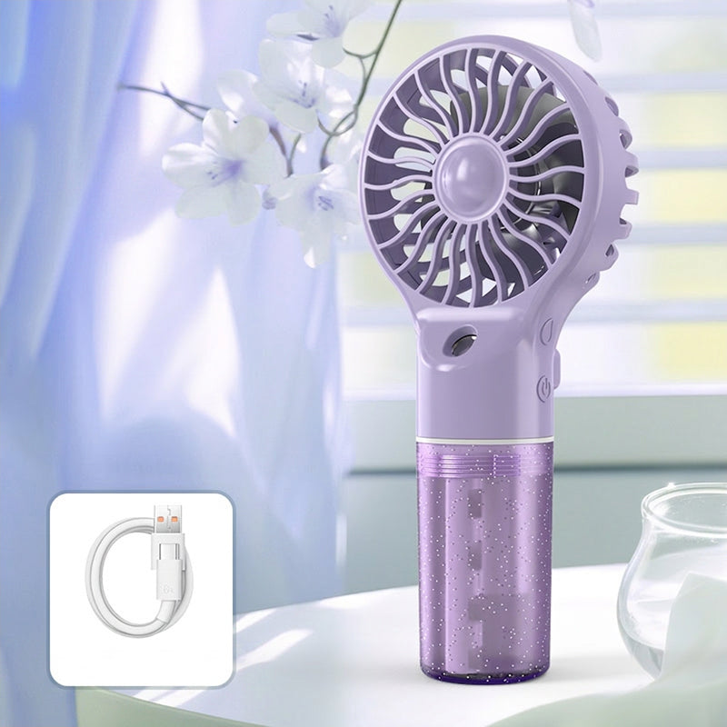 🏖️Summer Cool Deal: ONLY ￡7.99!❄️Portable Handheld Mist Cooling Fan💦