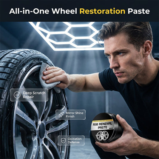 ⏳LAST DAY SALE ONLY￡6.99!!💪All-in-One Wheel Revival Paste 🛞✨ | Restores Alloy, Removes Brake Dust & Protects – No Rinse Needed! 🇬🇧
