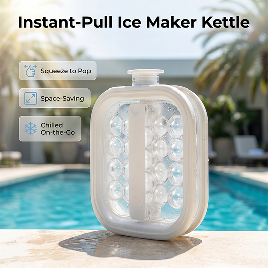 🌞Summer New Hot Selling 50% OFF🎁💦Portable Silicone Ice Ball Maker Kettle🧊