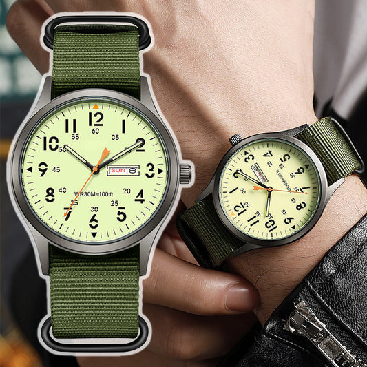 ⌚Men's Quartz Watch with Luminous Display