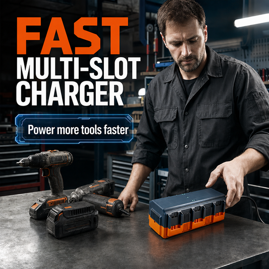 Multi-Slot Lithium Battery Fast Charger
