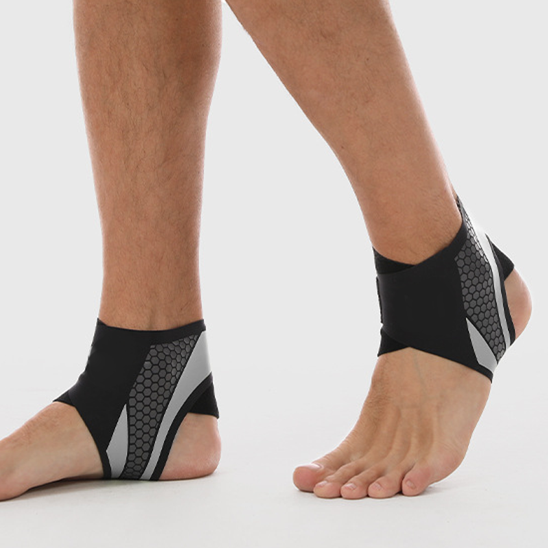 🦶 Breathable Elastic Ankle Support Brace — Adjustable Wrap-Around Ankle Stabiliser