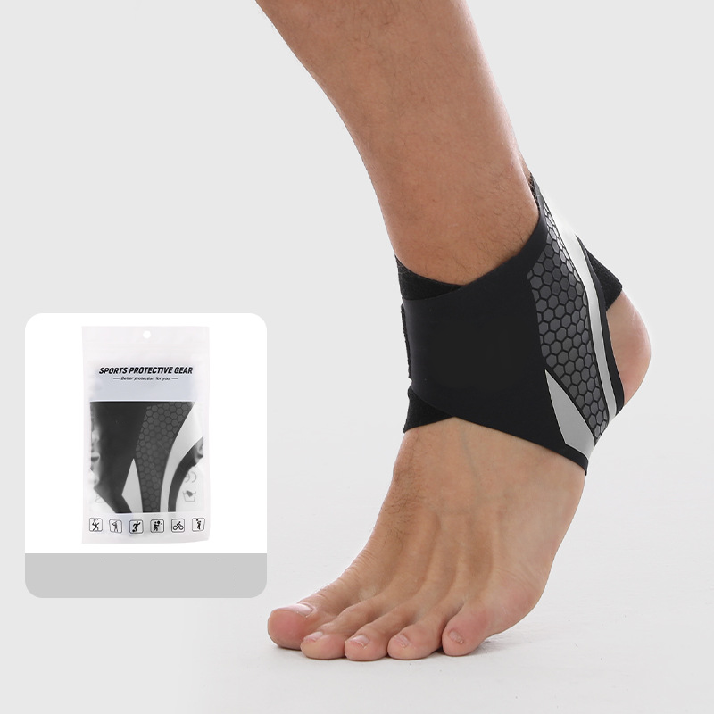🦶 Breathable Elastic Ankle Support Brace — Adjustable Wrap-Around Ankle Stabiliser