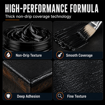 🥳2026 HOT SALE🥳🏠 50% OFF! Metal Rust Protection Black Repair Paste – Restores rusty gates, railings & tools. Forms protective coating – no need to replace! 🛡️✨