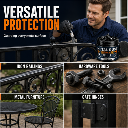 🥳2026 HOT SALE🥳🏠 50% OFF! Metal Rust Protection Black Repair Paste – Restores rusty gates, railings & tools. Forms protective coating – no need to replace! 🛡️✨