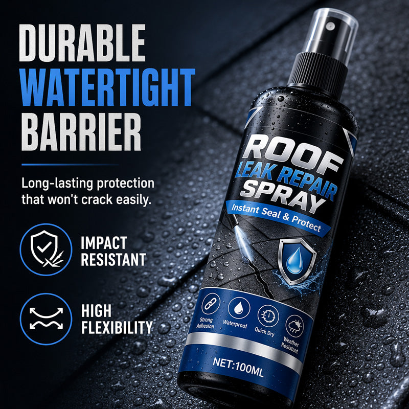 🏠50% OFF NOW ! 💧Powerful Waterproof Leak Repair Spray – Quick-Dry Sealant for Roof Pipe Cracks, Instant Stop Leak Household Repair Coating