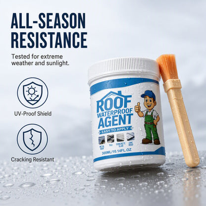 Grey Roof Waterproof Agent with Brush