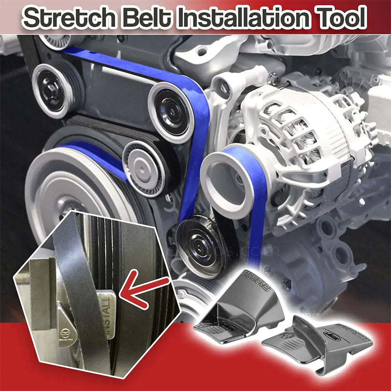 🎉 2026 Sale🔧 Stretch Belt Remover & Installer Tool Set