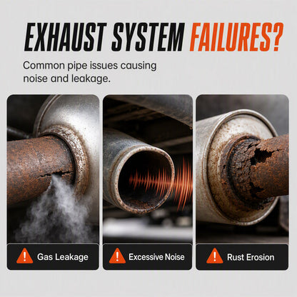 🥳2026 HOT SALE🥳🔧 50% OFF! High Temp Exhaust Pipe Repair Glue – Permanent bond for iron & steel, withstands extreme heat & vibration. Fix exhaust leaks yourself – save on costly garage repairs! 🚗✅