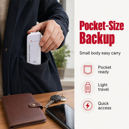 💥 BUY 2 GET 1 FREE +  50% OFF!🥳Portable Emergency Phone Charger AA Battery Powered Power Bank with LED Flashlight