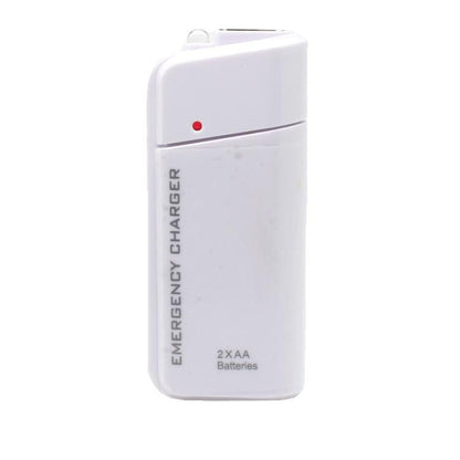 💥 BUY 2 GET 1 FREE +  50% OFF!🥳Portable Emergency Phone Charger AA Battery Powered Power Bank with LED Flashlight