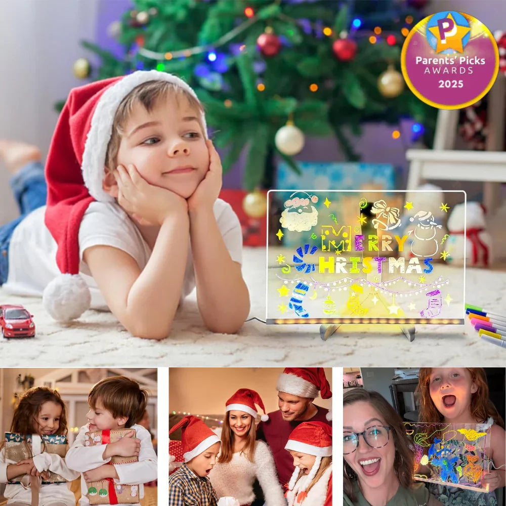 ✨LAST WEEK SPECIAL PRICE: ￡10.99!!⏳🎨Luminous Led Drawing Board For Children